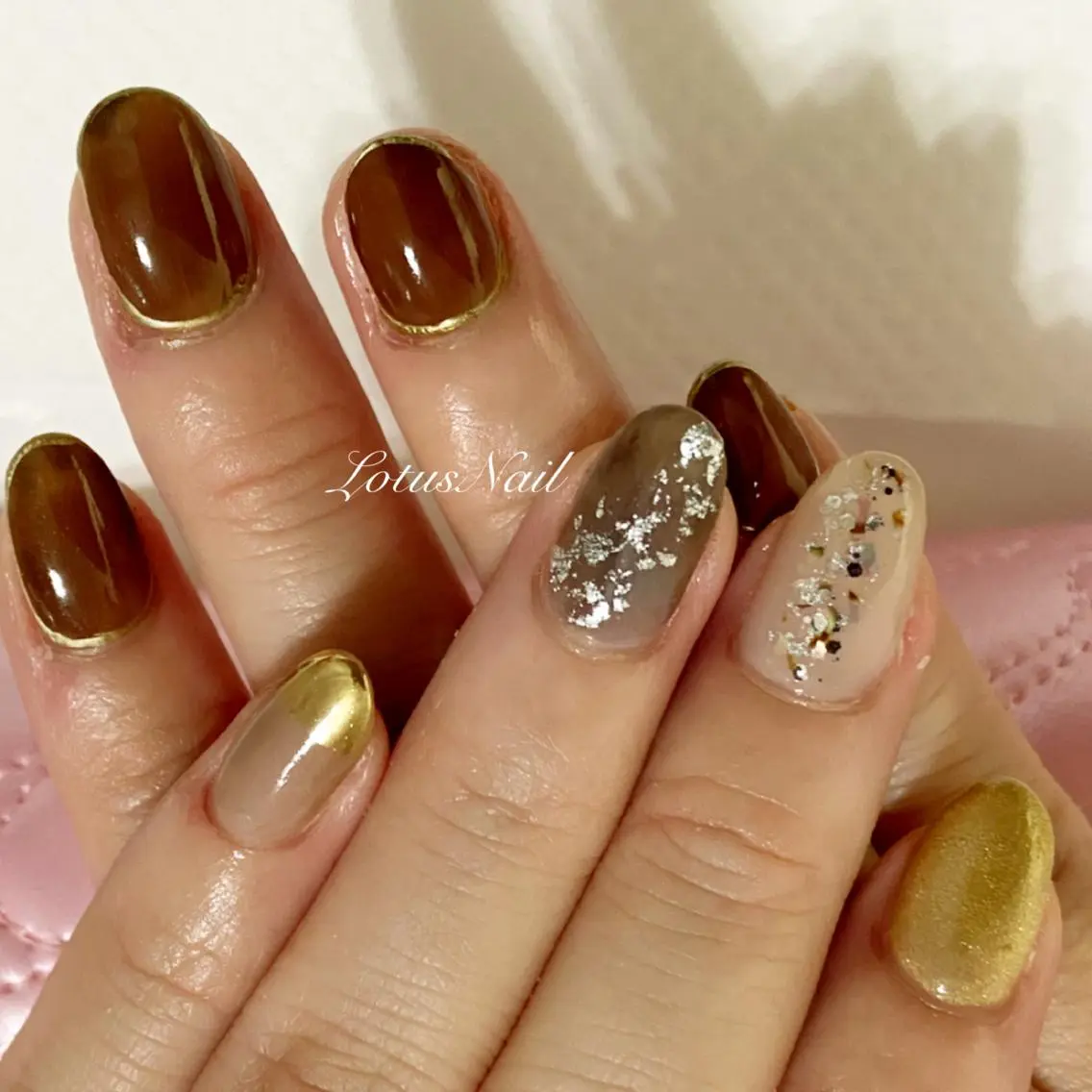 ネイル ニュアンスネイル ハンドネイル Lotus Nailのネイルデザイン