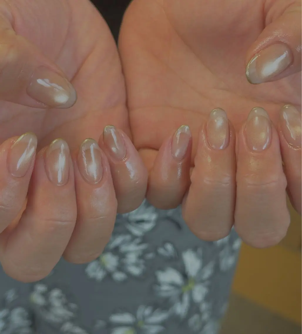 ネイル ジェルネイル キラキラネイル マグネットネイル ニュアンスネイル オフィスネイル ハンドネイル tamu nail 　金町のネイルデザイン
