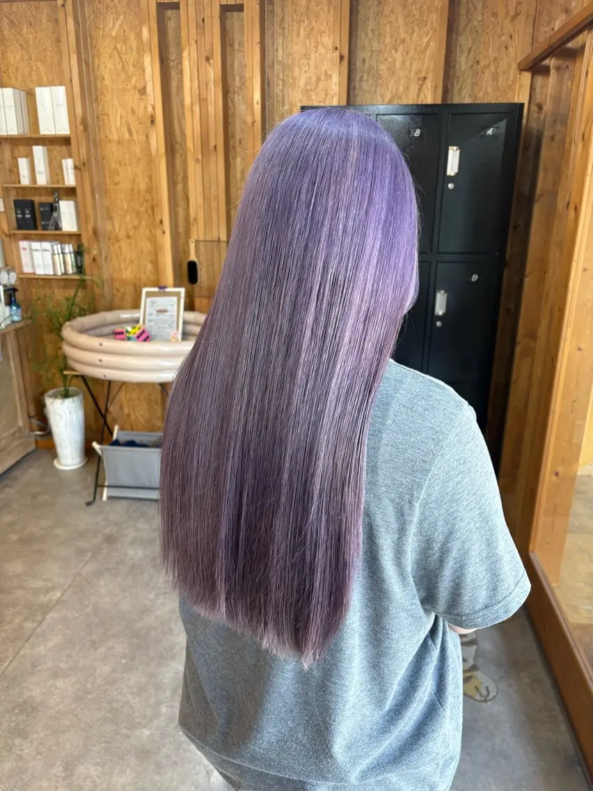 カラー ヘアカラー トリートメント まろみ暖色×ボブ ×chia🕯のヘアスタイル