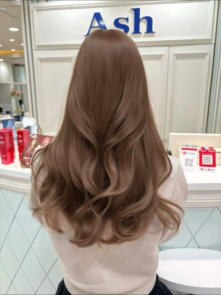ロング カット ヘアカラー ♡大人カワイイ hair♡徳井はやとのヘアスタイル