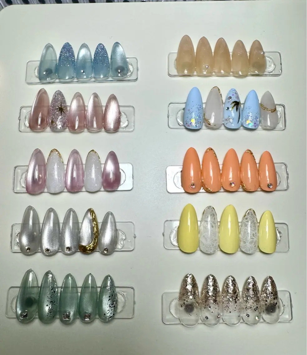 HANDnail💛華やかネイル(オフあり、ケア込み)の写真