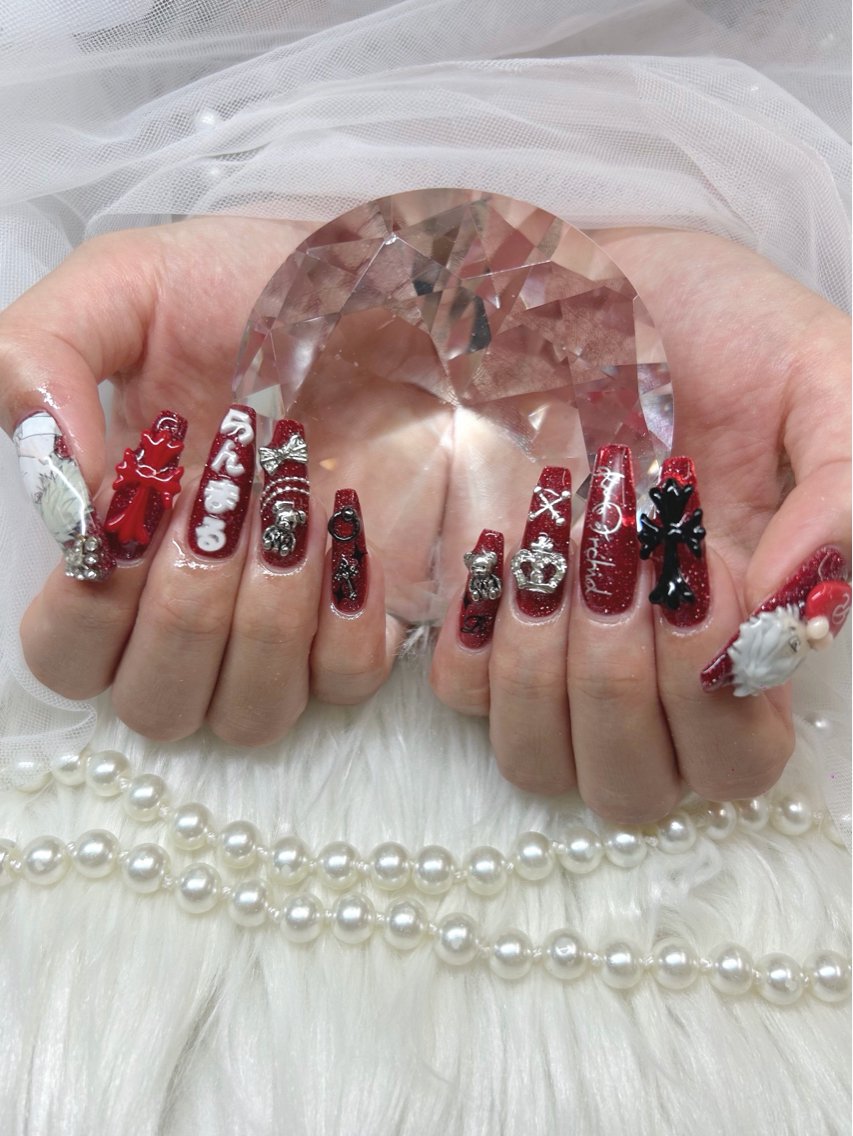 ロング Nailsalon Angeのネイルデザイン
