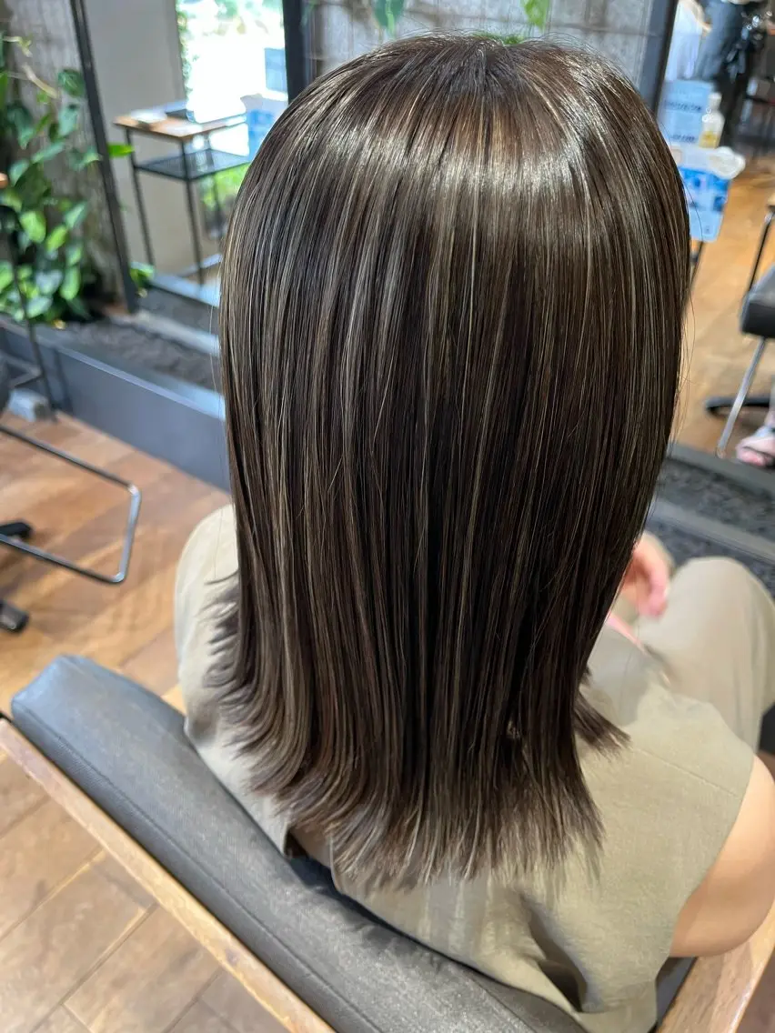 ミディアム arbos/鳳美容室 mahoのヘアスタイル