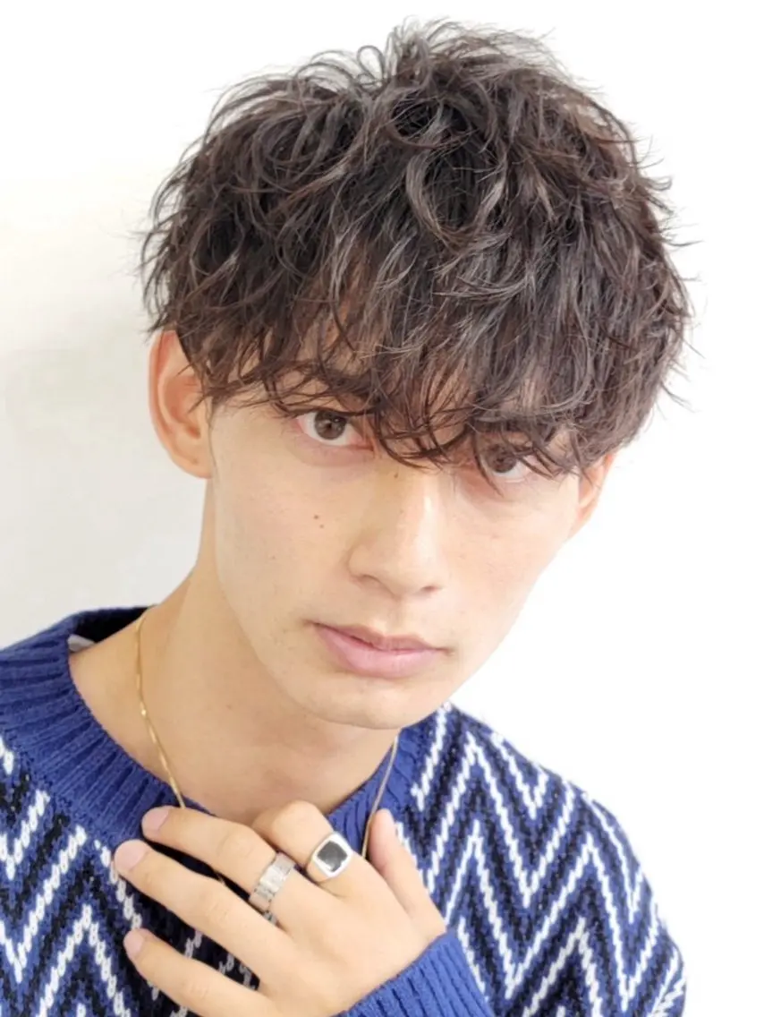 パーマ メンズ 似合わせパーマ🔥 河浪 大智のヘアスタイル