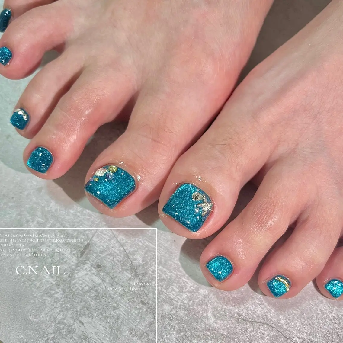 ネイル フットネイル C.Nail &Eyeのネイルデザイン