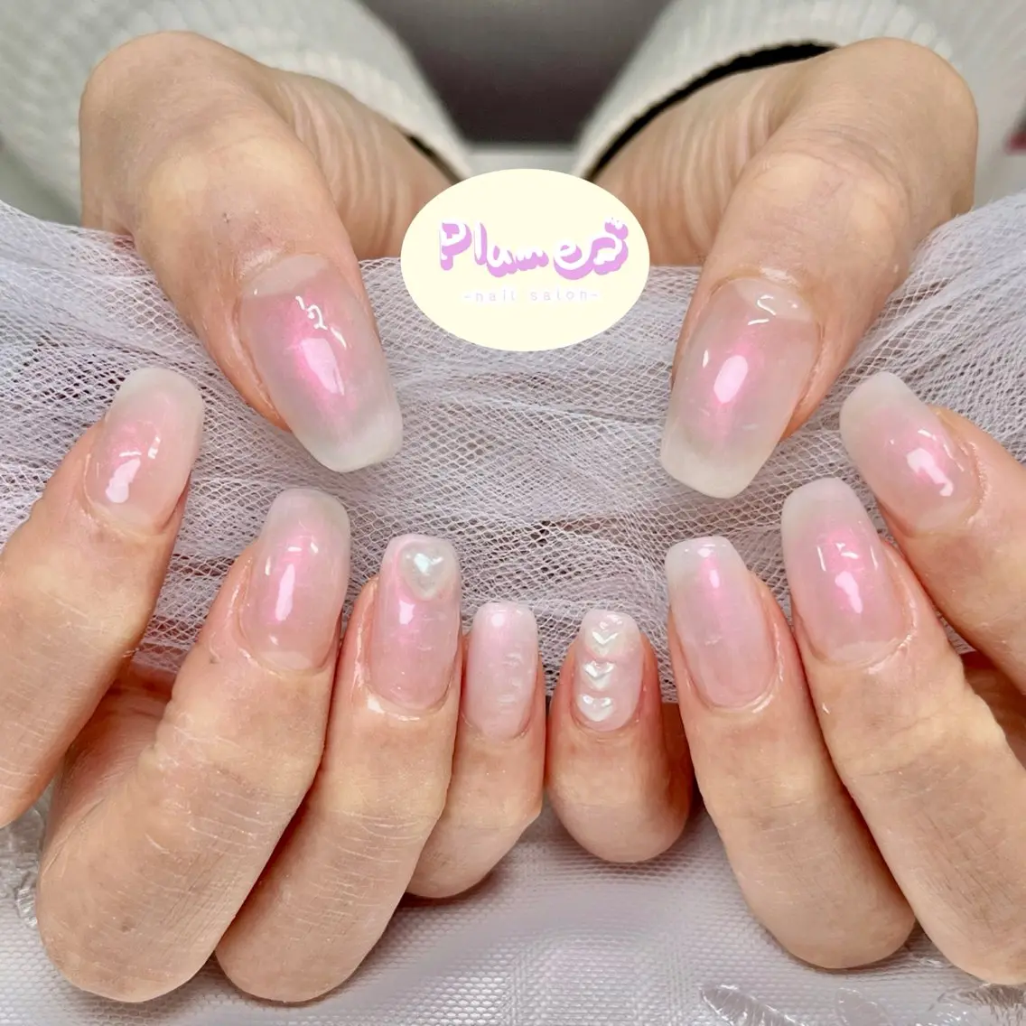 ネイル ハンドネイル plume nail ☆韓国ネイルのネイルデザイン
