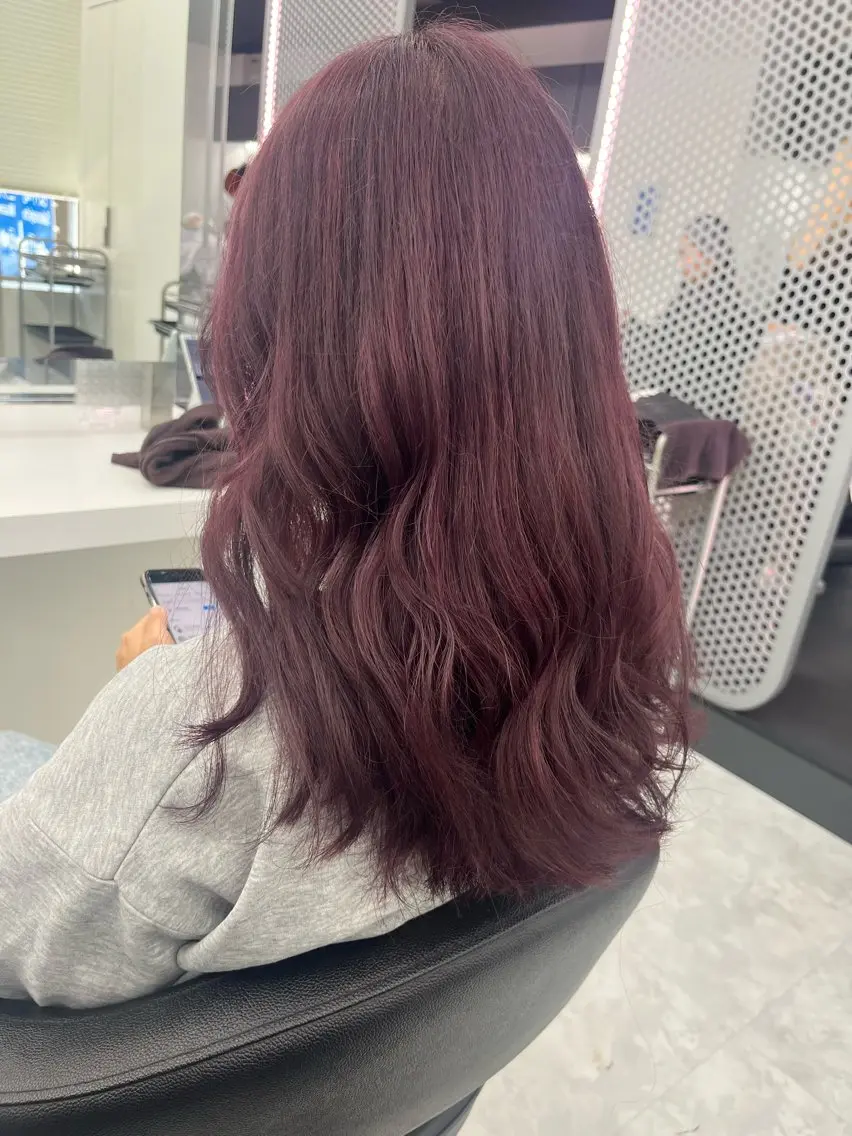 ロング カラー ラベンダーカラー ピンクカラー ピンクラベンダー ヘアカラー 💖トレンド春夏 カラー💖FUTAのヘアスタイル