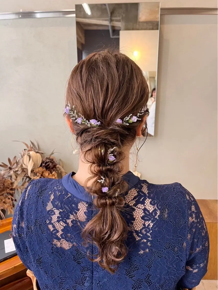 ヘアアレンジ 🌸花屋併設🌸寺島 秀美のヘアスタイル