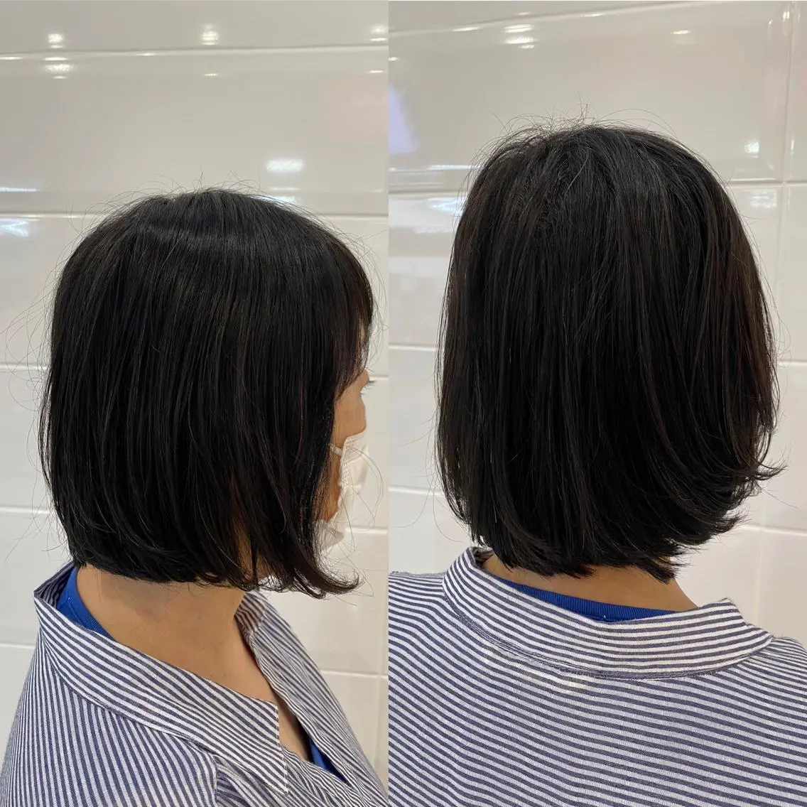 ショート ボブ 竹内 美貴のヘアスタイル