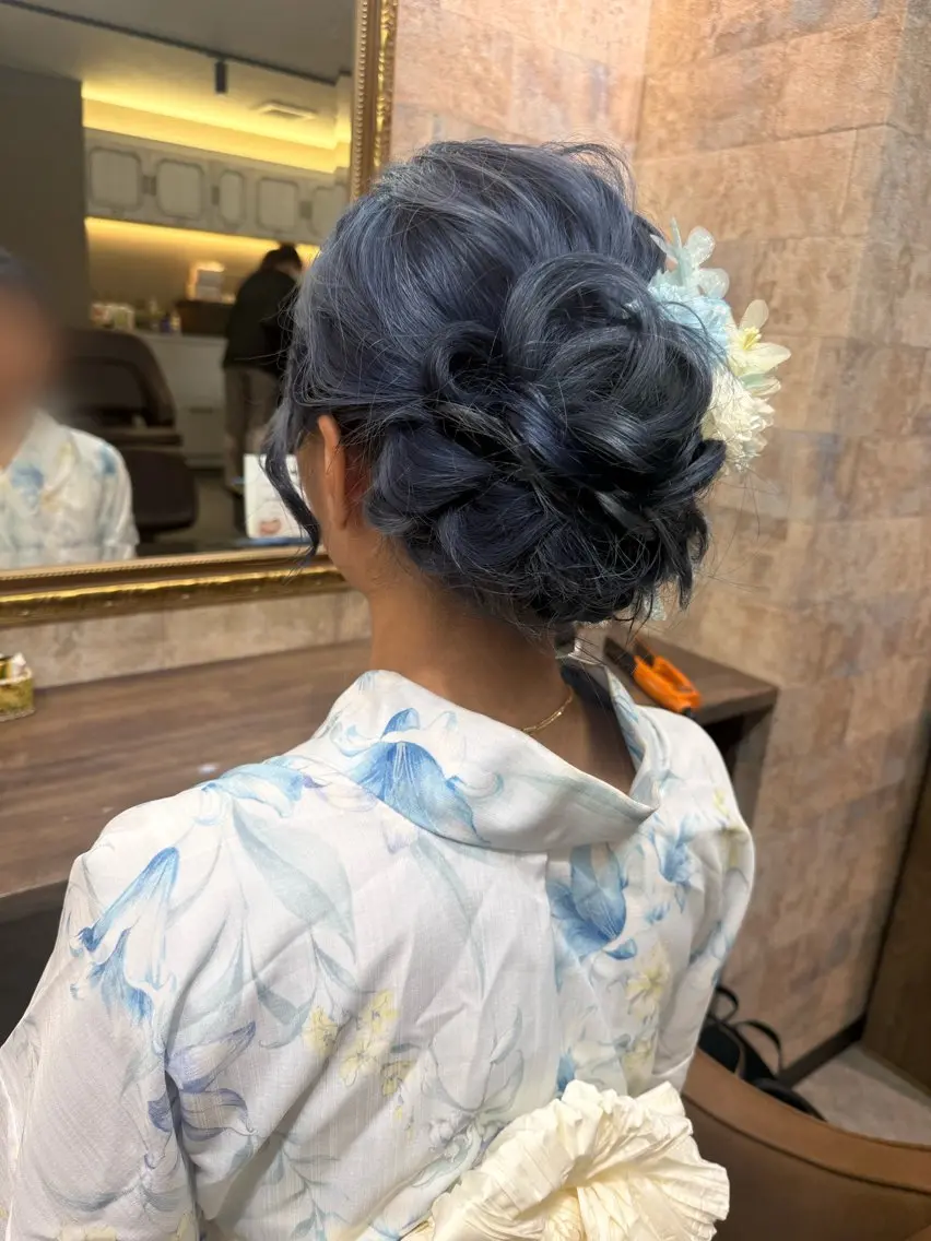 ヘアアレンジ 成人式 結婚式・ブライダル 浴衣 ヘアセット 岡本 恋樺のヘアスタイル