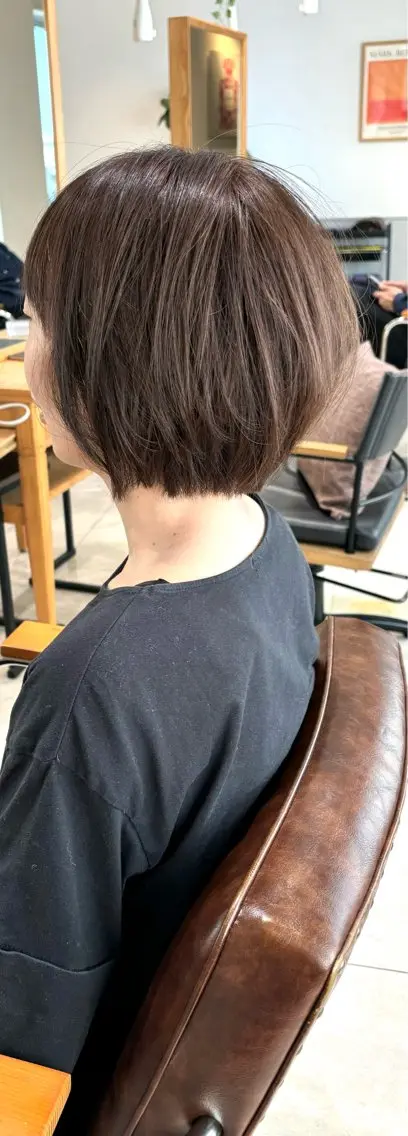 ショート 白髪世代特化 🌿飯塚京橋のヘアスタイル
