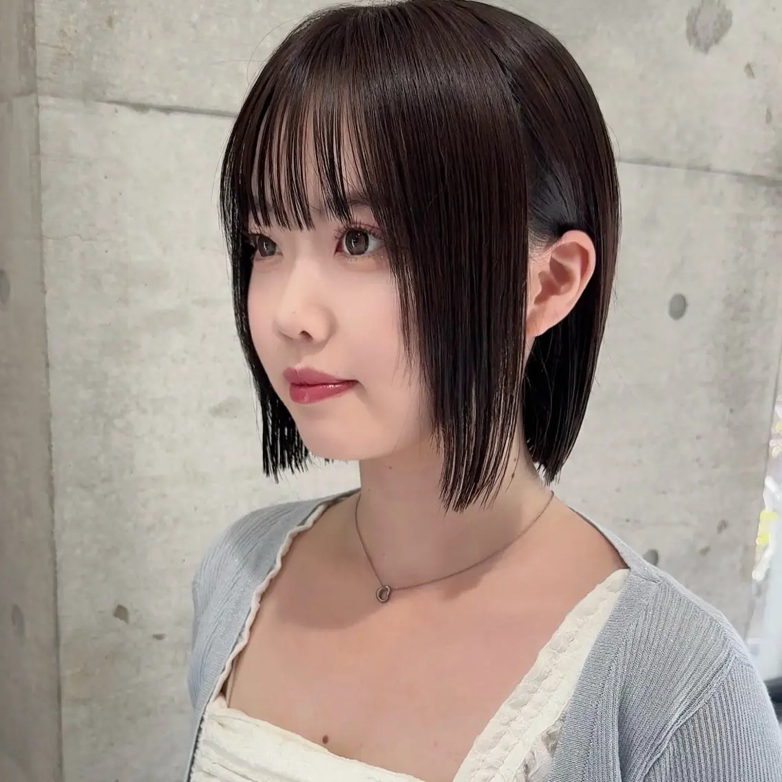 ショート ボブ 髪質改善 似合わせカット 縮毛矯正 畔上 尚也のヘアスタイル