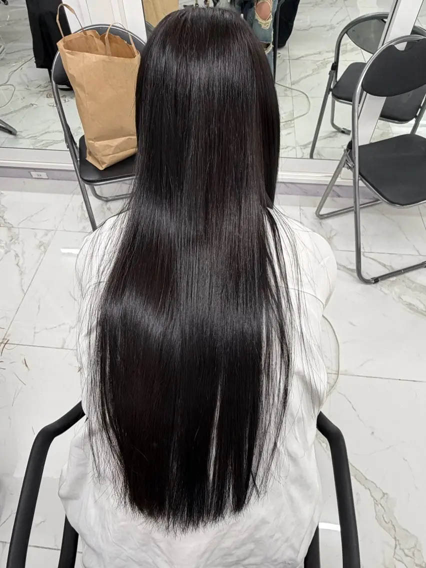 ロング 髪質改善 トリートメント ヘッドスパ 🎀みゆ 髪質改善 艶カラー🎀のヘアスタイル