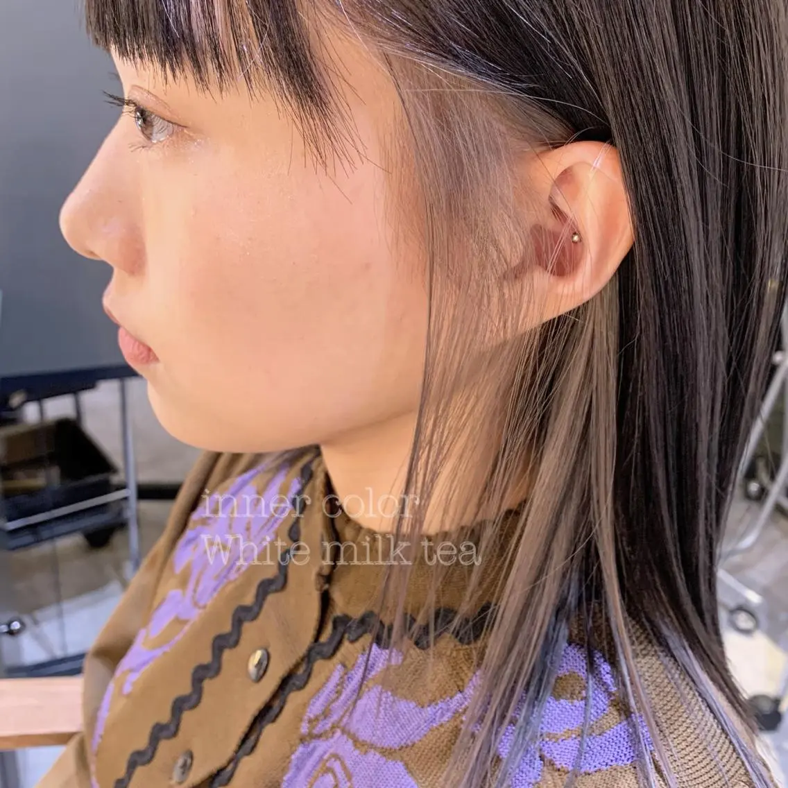 似合わせカット＋インナーカラー＋インプライムTRの写真