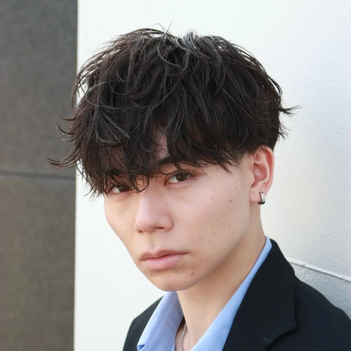 カラー パーマ メンズ カット ヘアカラー パーマ トリートメント 原宿/毛流れ韓国 メンズ骨格補正/遼祐のヘアスタイル