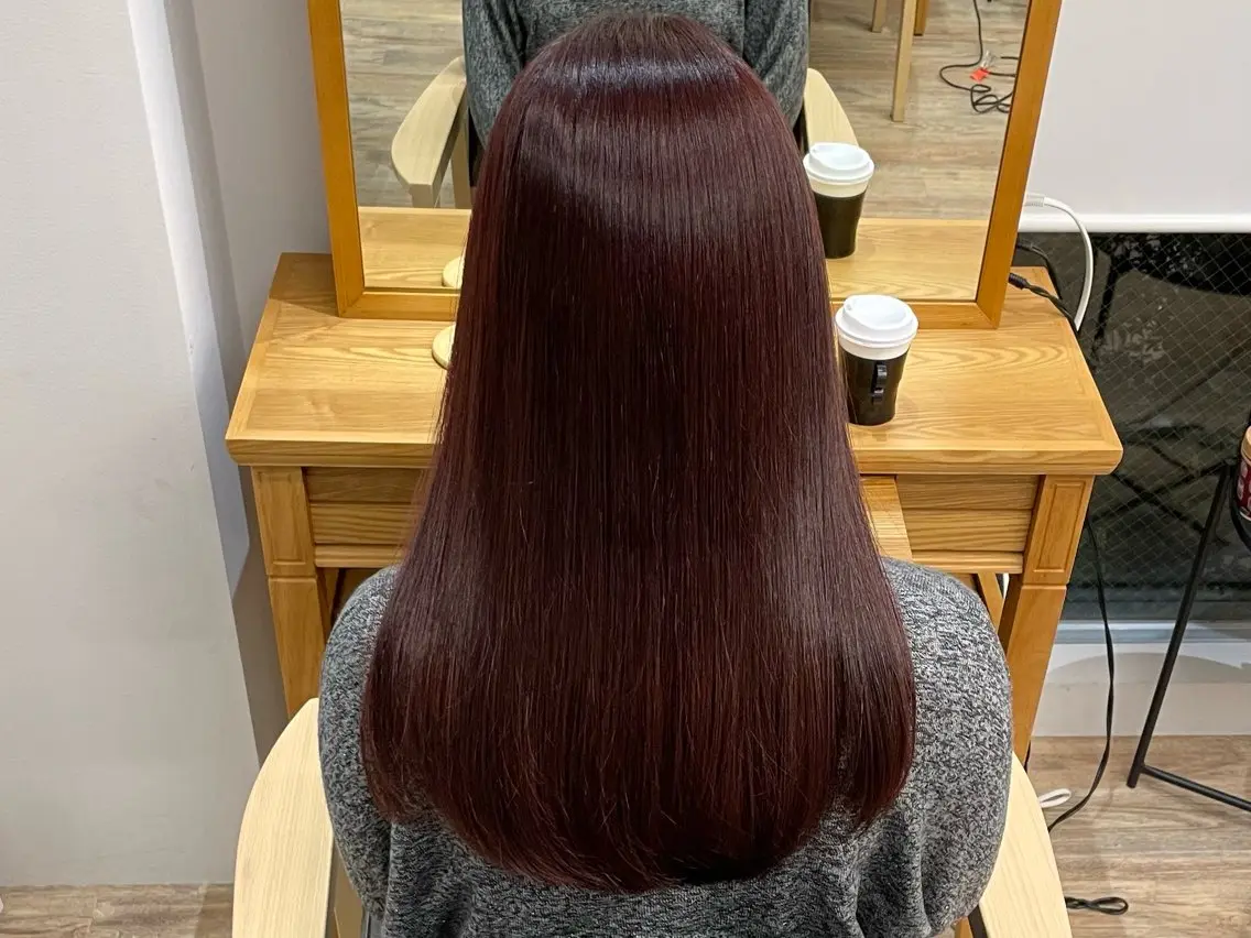 【新規限定】❤️🔥暖色系カラー❤️🔥+クイックトリートメント 2200円の写真