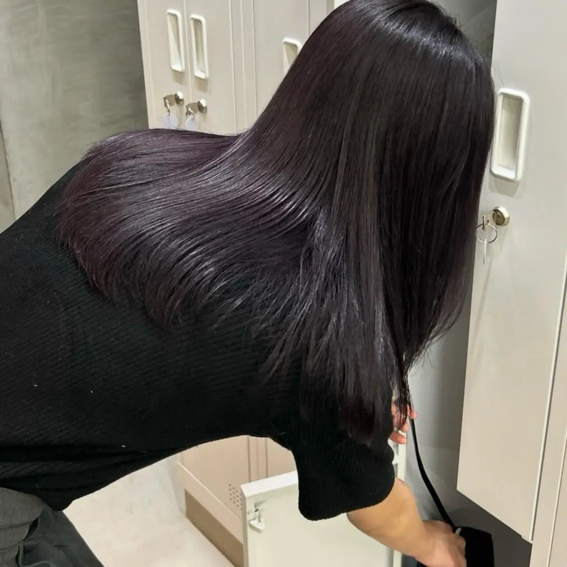 似合わせカット+艶カラー+縮毛矯正の写真