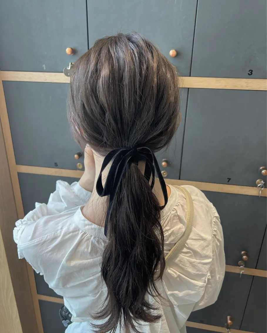 ロング カット ヘアカラー 🩰Lolonois 森ノ宮Aiko🎀のヘアスタイル