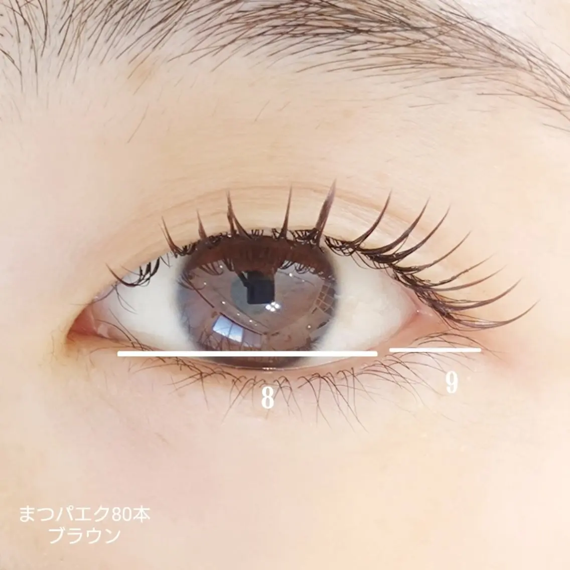 マツエク・マツパ カラーマツエク フラットラッシュ まつげパーマ Vie  Ange erikaの眉毛・アイブロウイメージ