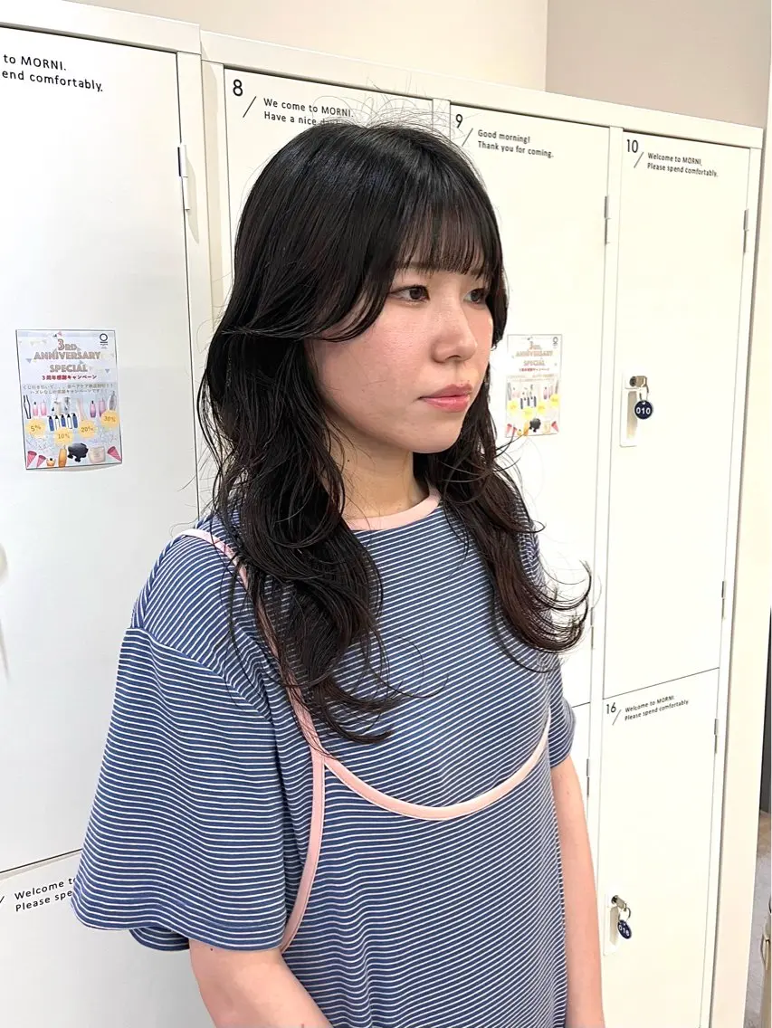 ロング レイヤーカット 神原 茉依🩰🪩のヘアスタイル
