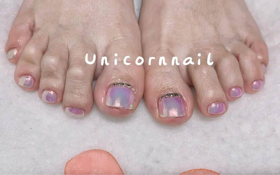 ネイル ミラーネイル Unicorn Nail 矢場町店のネイルデザイン