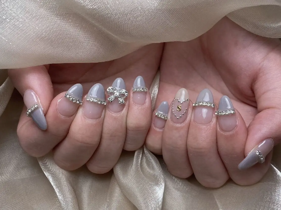 ネイル フレンチネイル ハンドネイル UM Nail Salonのネイルデザイン