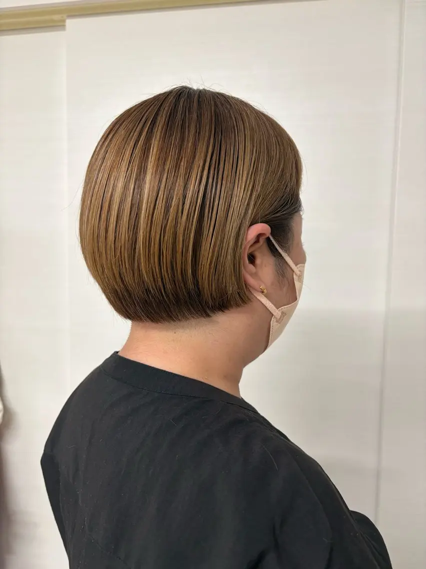 ショート ショートボブ ボブ ショートヘア 奥山 歩のヘアスタイル