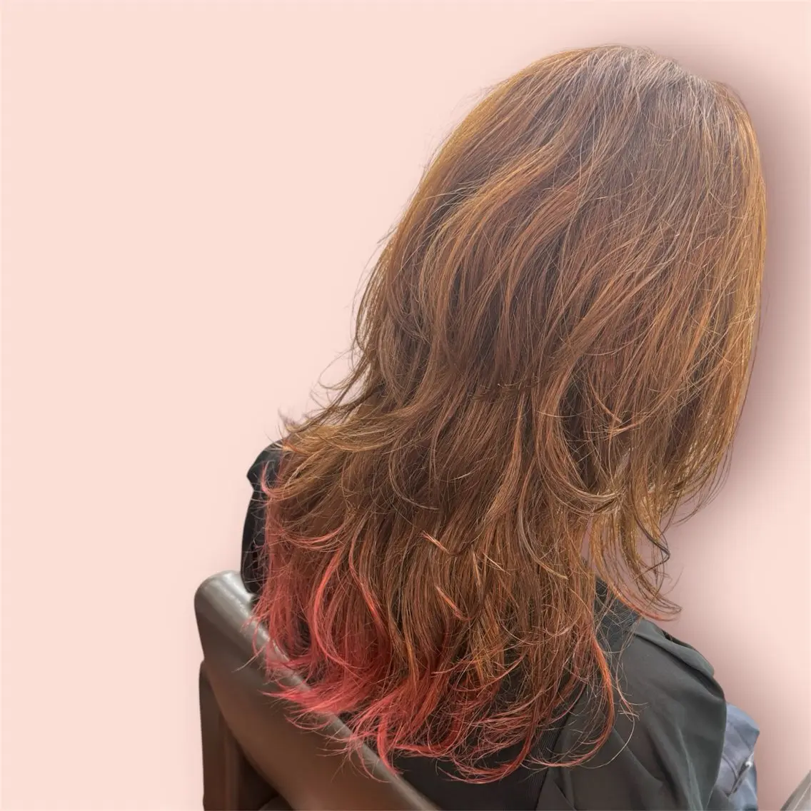 ロング カット 南里  梨奈のヘアスタイル