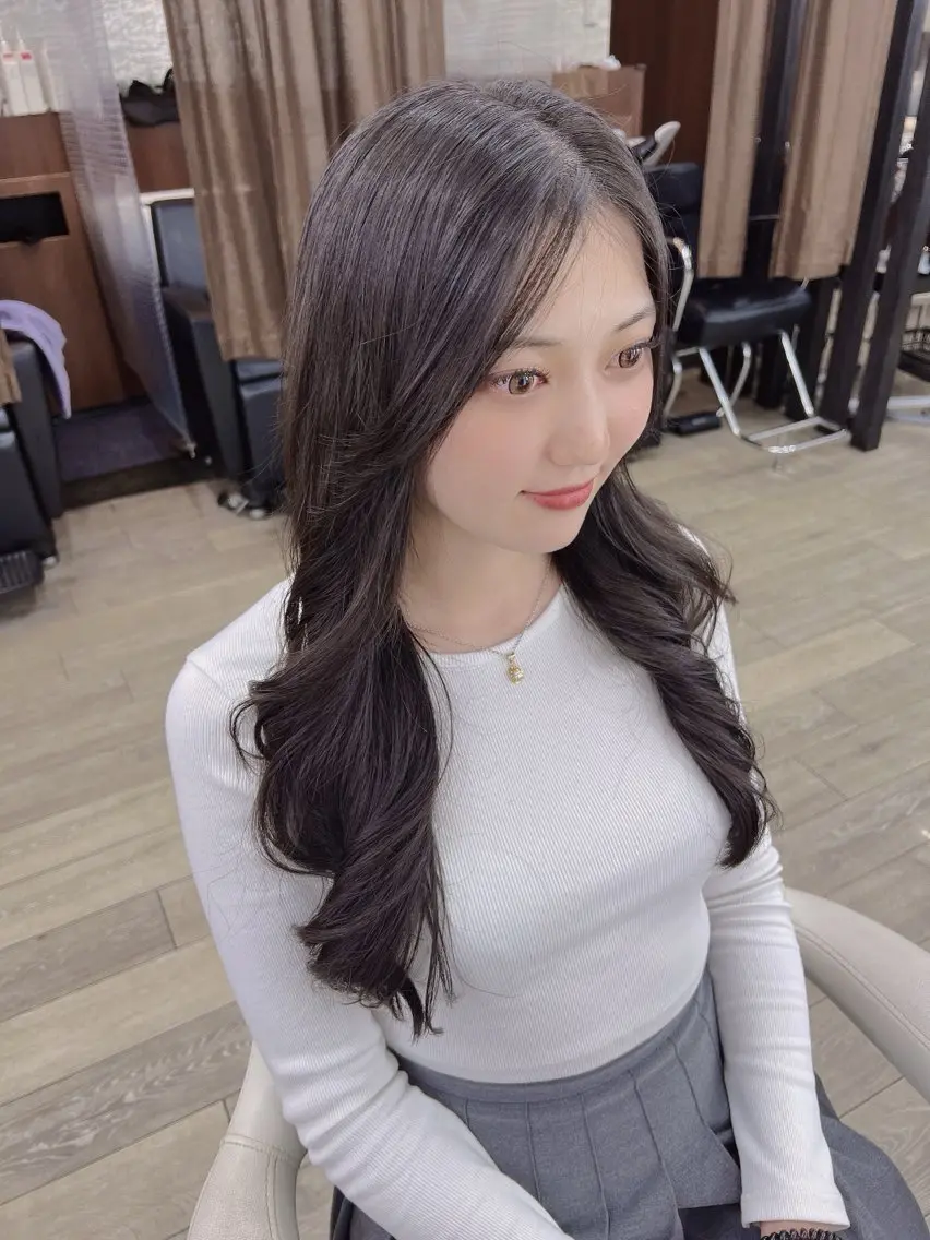 ロング パーマ 宮田 かやののヘアスタイル