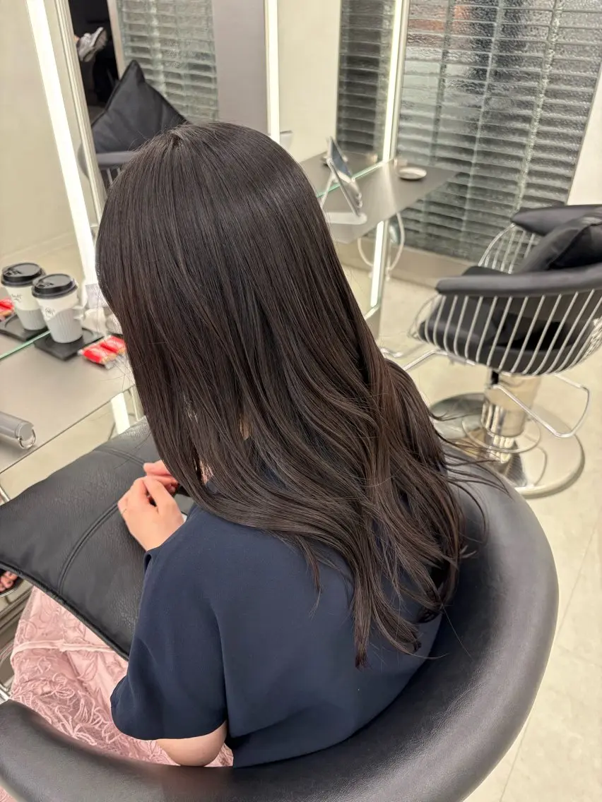 ロング mikoto ☺︎/うる艶縮毛矯正のヘアスタイル