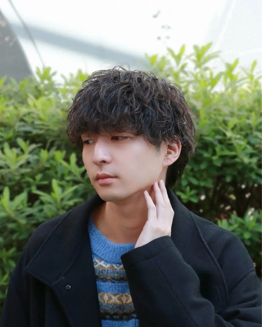 カラー パーマ メンズ カット パーマ メンズカット🐺 パーマ特化🔥舜のヘアスタイル