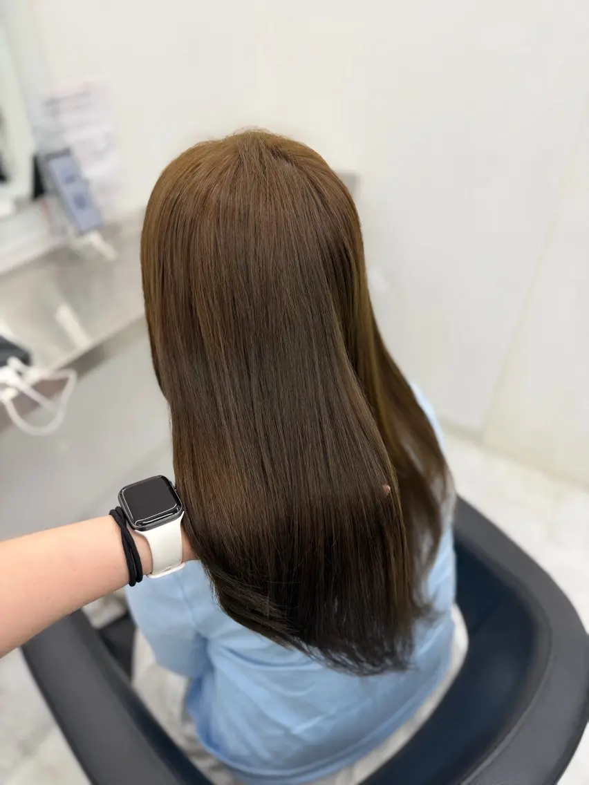 カラー ヘアカラー トリートメント 透明感カラー🎀艶髪 Anju/渋谷🎀のヘアスタイル