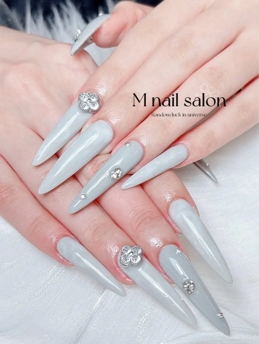 ネイル ハンドネイル M🌷nail 長さだし専門店のネイルデザイン