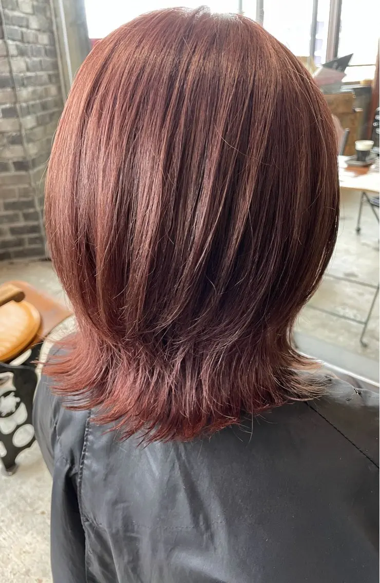 ミディアム カラー ヘアアレンジ レイヤーカット カット ヘアカラー トリートメント 🍀Ryosuke 🍀のヘアスタイル