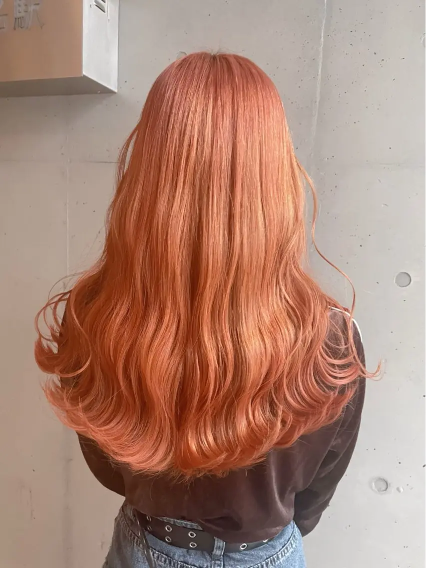 ロング カラー ヘアカラー トリートメント 仲山 和希のヘアスタイル