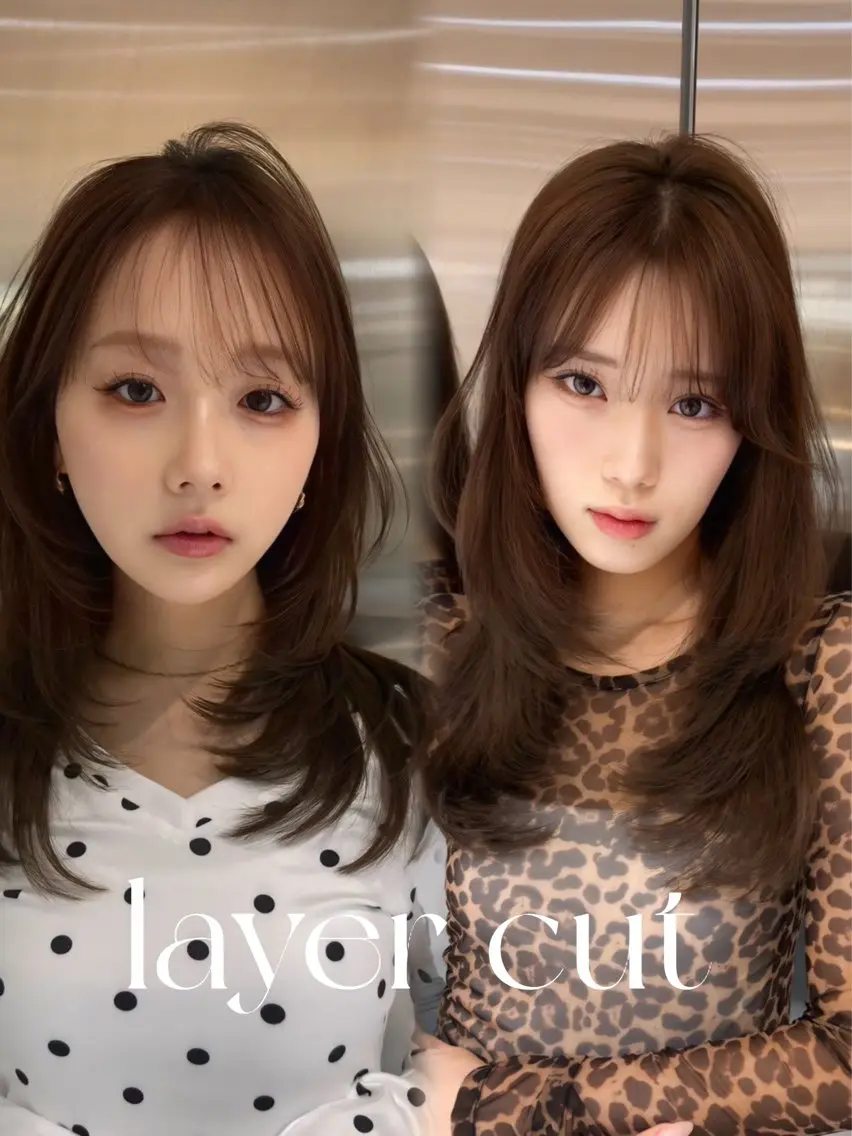 💛全員【レイヤーカット+プレミアムケアカラー+保湿トリートメント+韓国発水トリートメント】💛の写真