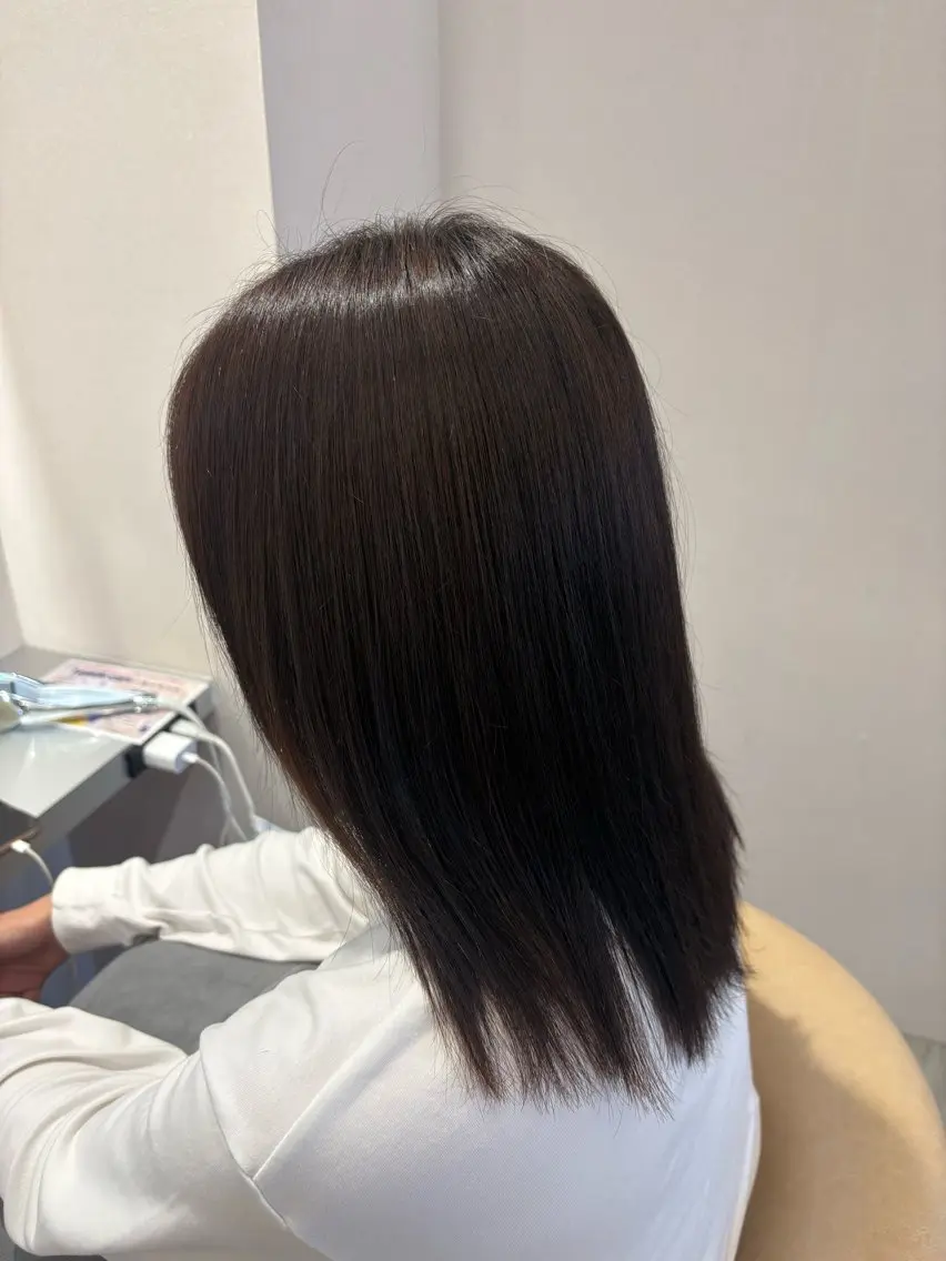 ミディアム 🩵ワンカラー MIYU🩵のヘアスタイル