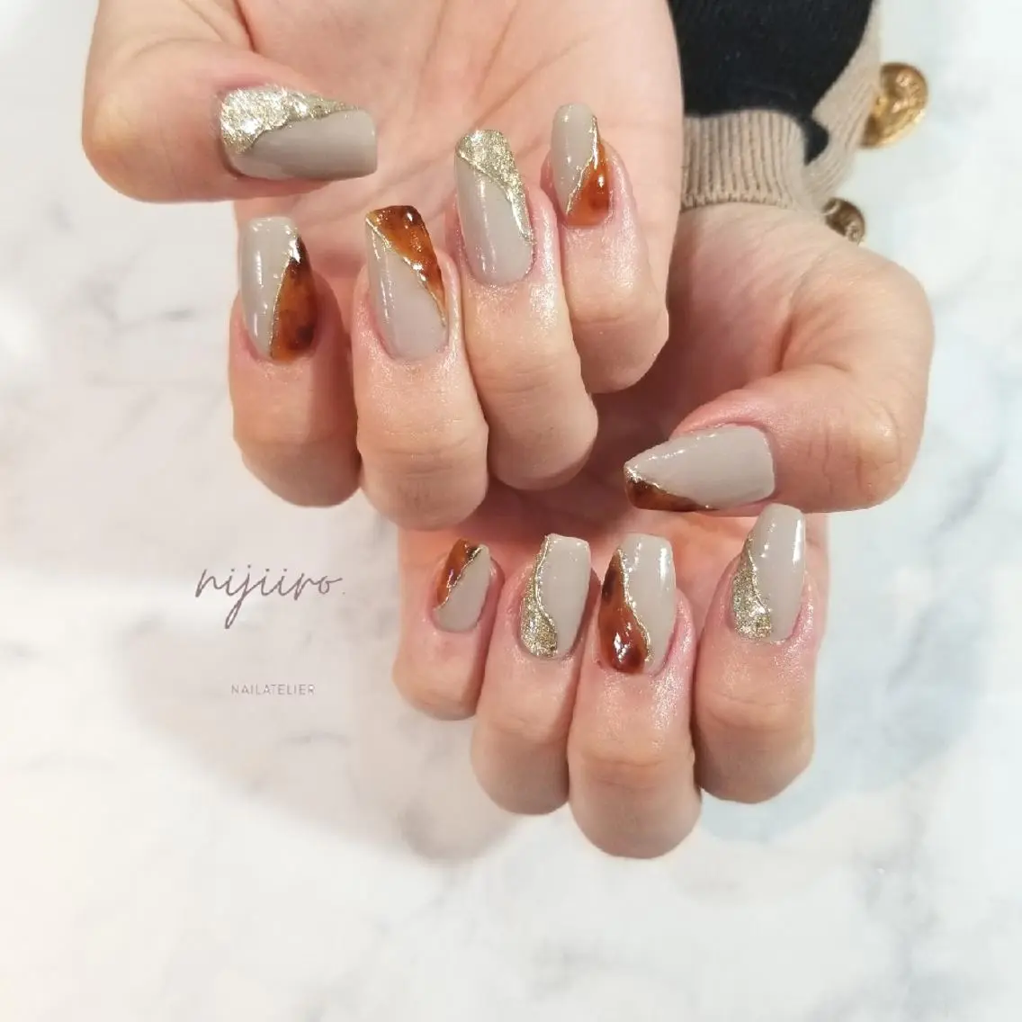 ネイル ハンドネイル nijiiro🌈 サトウのネイルデザイン
