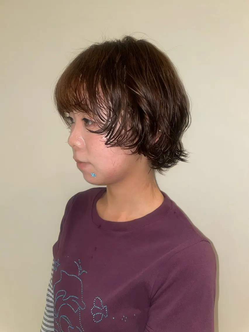 🫧レディースショートパーマ🫧の写真