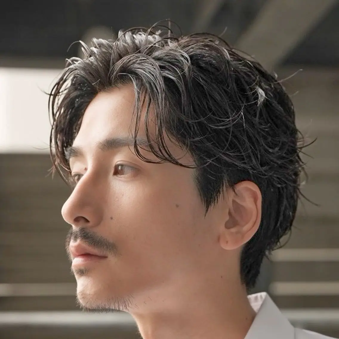 パーマ メンズ フェザーパーマ メンズパーマ カット パーマ 名古屋のパーマ職人 /fifth/正岡のヘアスタイル