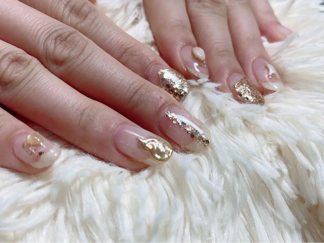 ネイル ゴールド シルバー Josee 山田のネイルデザイン