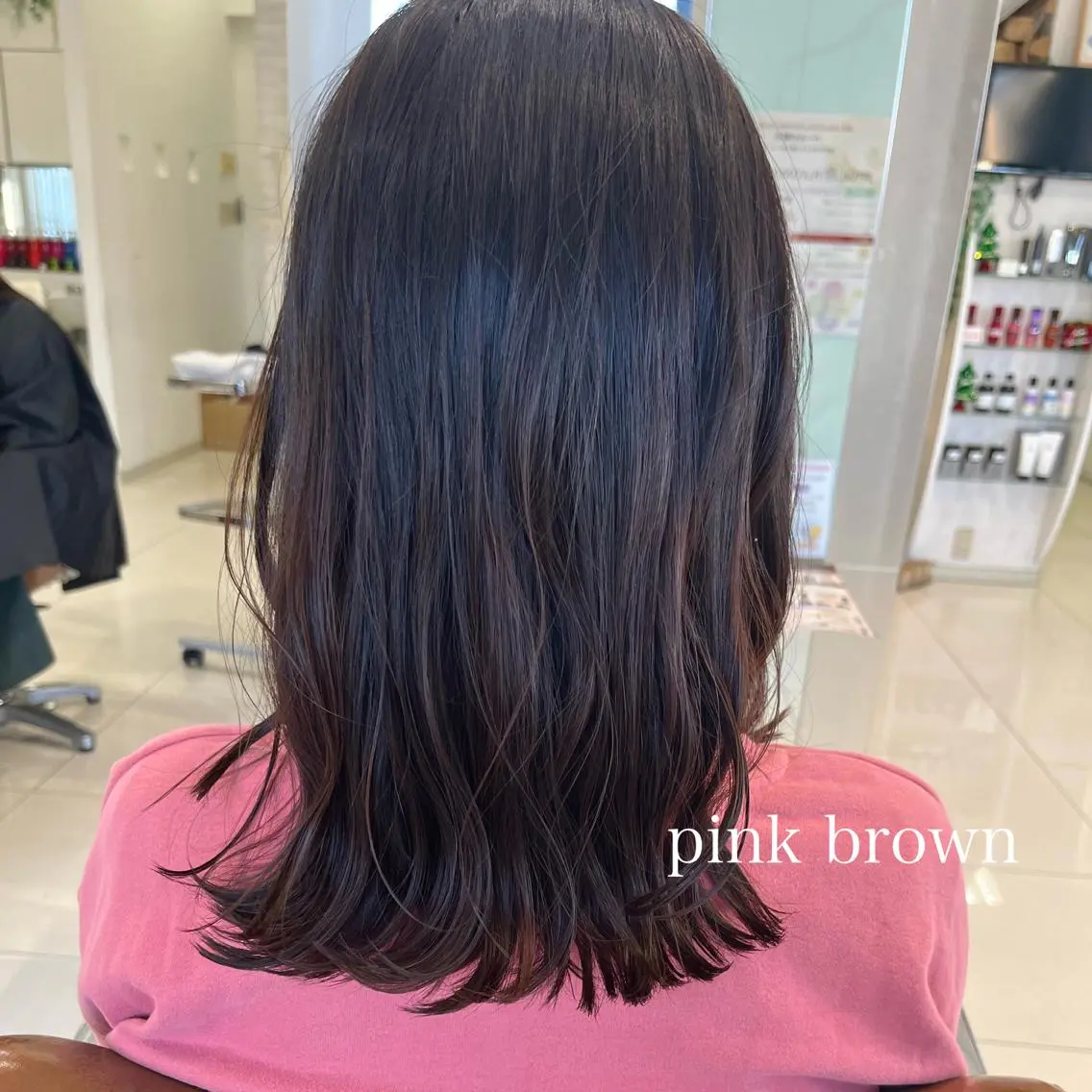 セミロング カラー 下四日市 翠のヘアスタイル