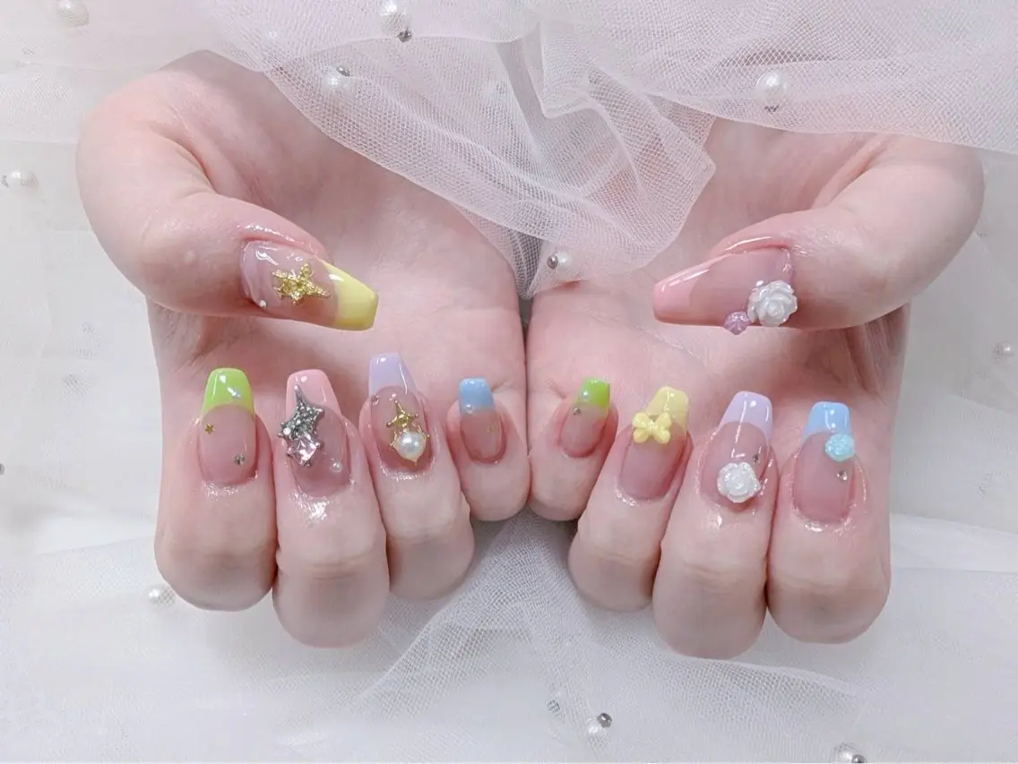ネイル ハンドネイル ╹◡╹MimoEye lash🌻Nailのマツエク・マツパデザイン