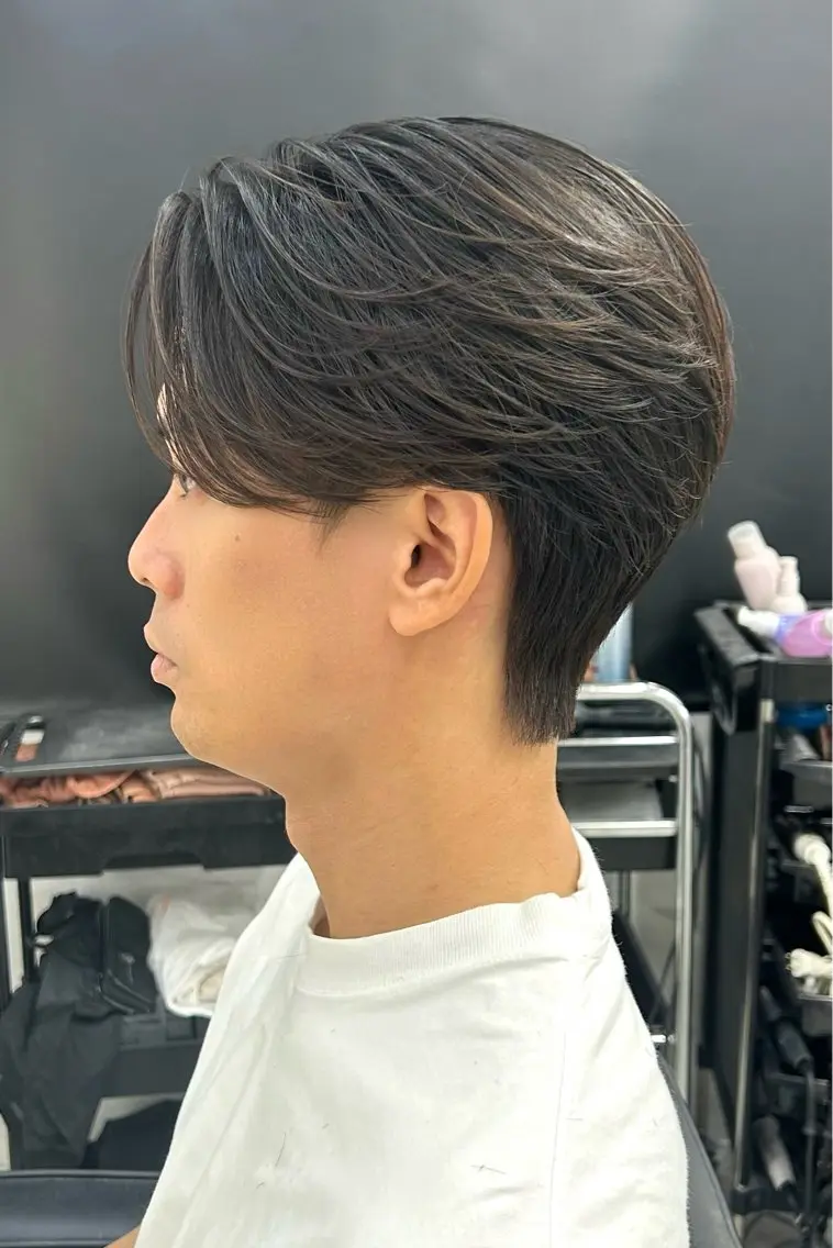 ショート パーマ メンズ カット パーマ 縮毛矯正 メンズスタイリスト 前田雄輝のヘアスタイル