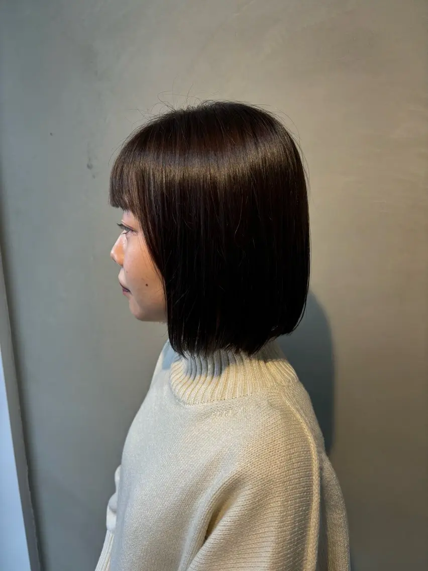 ショート ボブ 石木 美緒奈のヘアスタイル