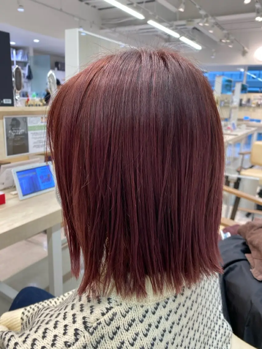 ショート カラー バレイヤージュ ブリーチ ダブルカラー グラデーションカラー ハイライトカラー カット ヘアカラー トリートメント ニュアンスパーマ/ フェザー/マッシュのヘアスタイル