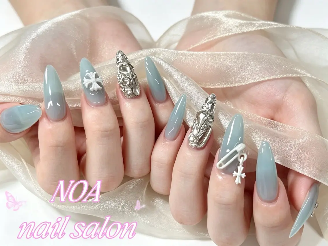 ロング ハンドネイル Noa Nail みつきのネイルデザイン