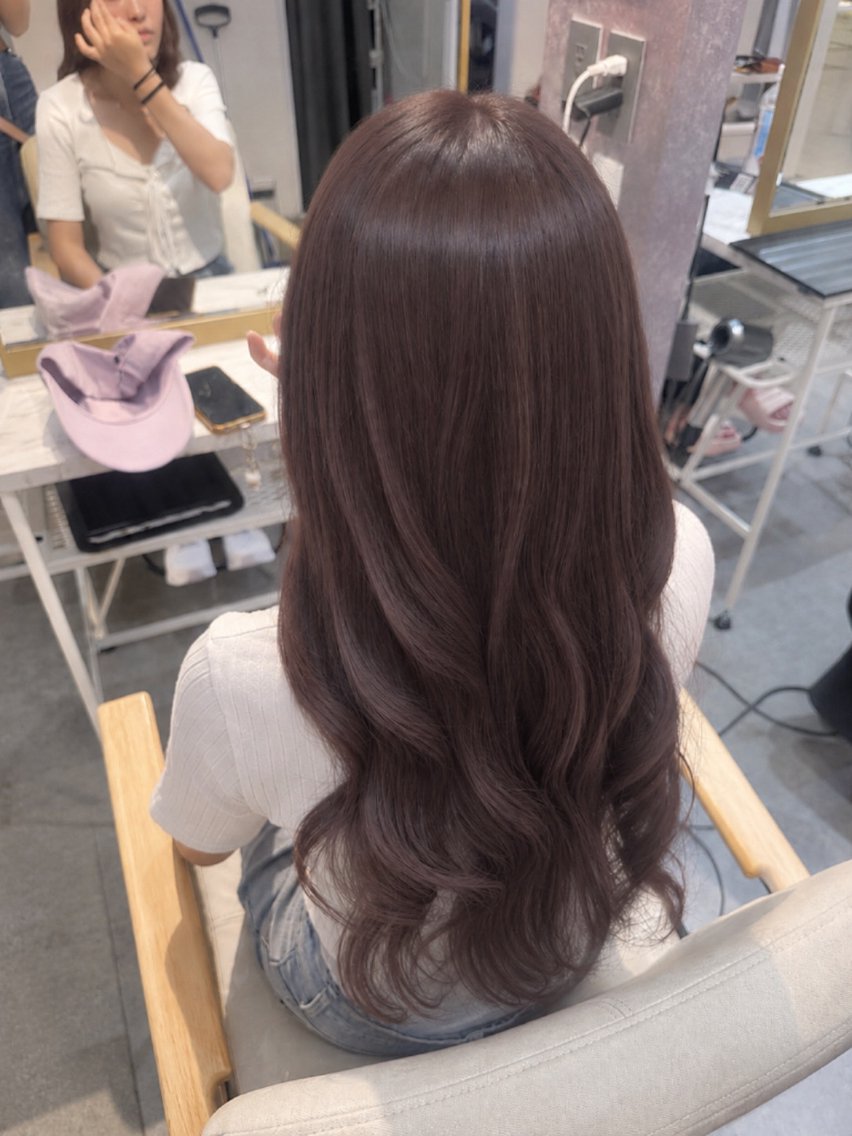 ロング カット ヘアカラー トリートメント NAO/レイヤー🌷 /ハイトーンカラー✨のヘアスタイル