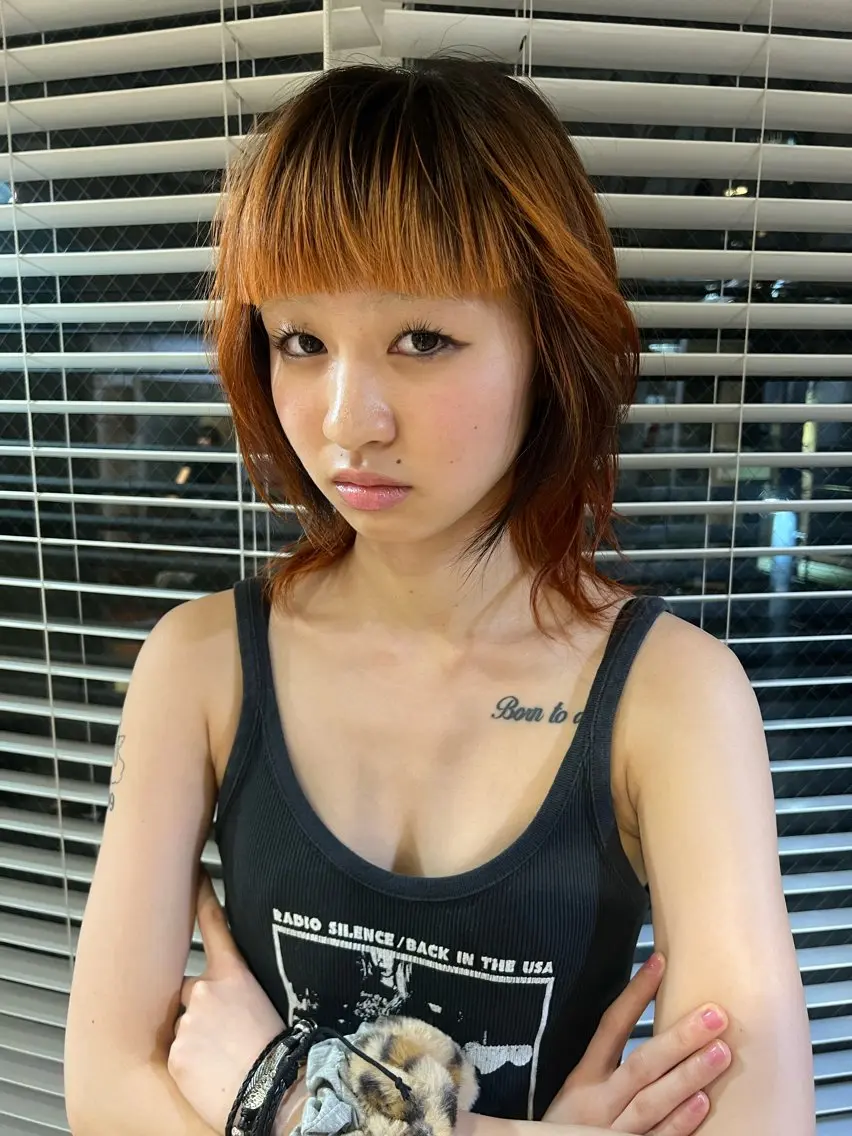 ミディアム カラー ひょこ ☆★☆のヘアスタイル