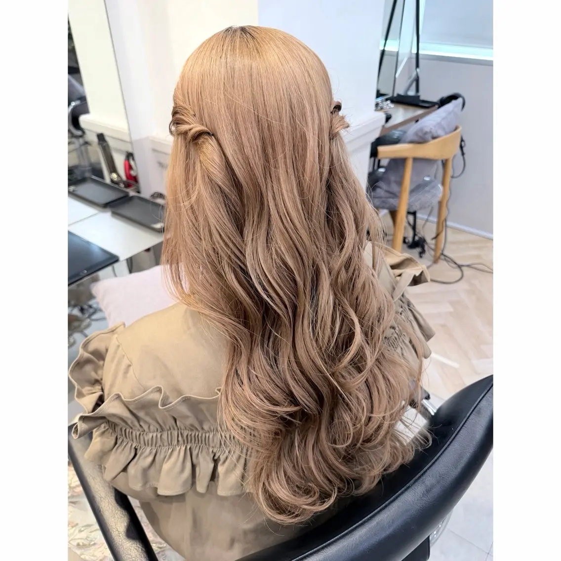 ヘアアレンジ ヘアセット マミ☁️ヘアセット /お呼ばれヘア/銀座のヘアスタイル